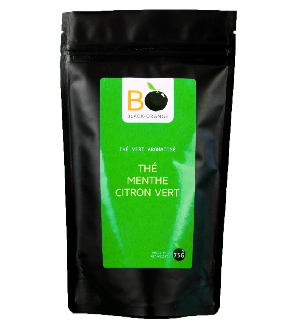 Thé vert menthe citron vert en sachet - ETIK