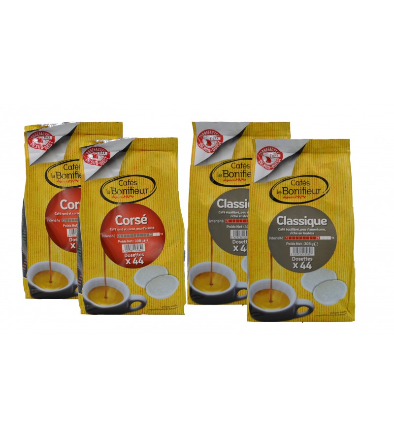 SENSEO Paquet de 8 dosettes de café moulu Cappuccino 125g environ 72g par  dosette