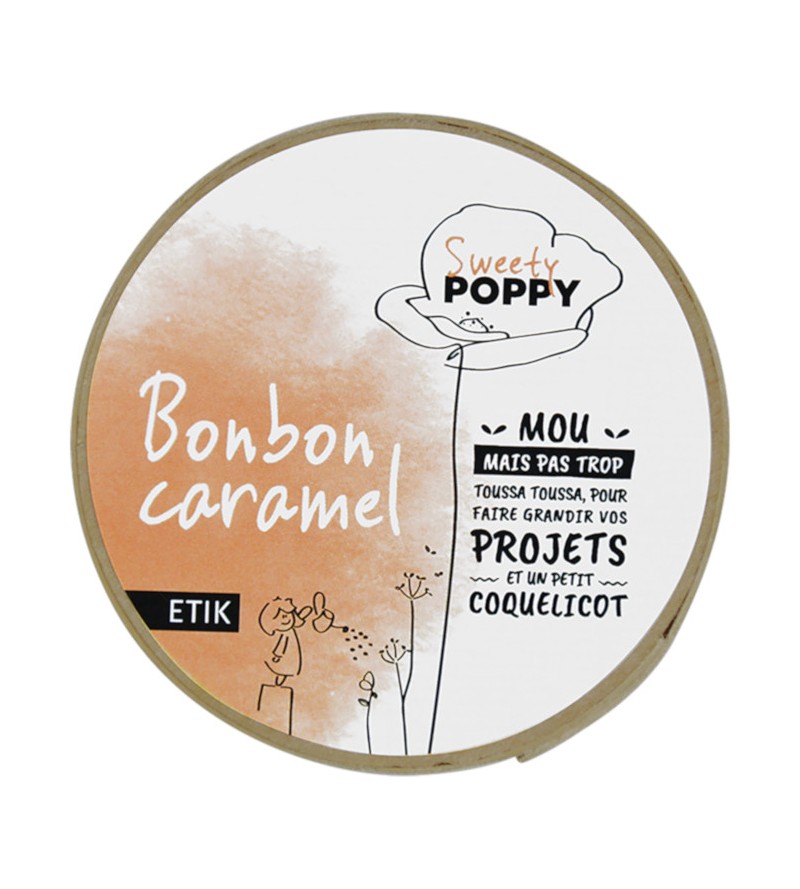 Boite de bonbons au caramel